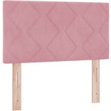 vidaXL Vzglavje s diamantno obliko blokov v roza barvi, 80 cm, iz žameta, (22049153) | Shoptok.si