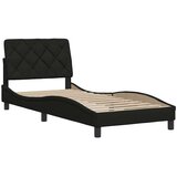  Okvir za krevet bez madraca crni 90x200cm od tkanine | shoptok.hr
