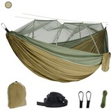 INF Dvojna kamping viseča mreža z vgrajeno mrežo proti komarjem Khaki camouflage, (5000289999) Cene