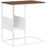  Bočni stolić bijeli 55 x 36 x 59,5 cm od konstruiranog drva | shoptok.hr