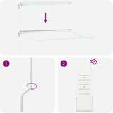  Skrovita tenda Plava i bijela 300 x 200 cm Poliester i aluminij | shoptok.hr