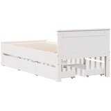  Okvir kreveta bez madraca s uzglavljem 75 x 190 cm od borovine | shoptok.hr