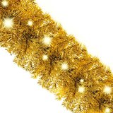 vidaXL Božićna girlanda s LED svjetlima 10 m zlatna | shoptok.hr
