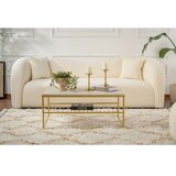 Hanah home asude - gold, marble goldmarble coffee table | ePonuda.com