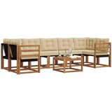  Set vanjskih sofa 8 kom. Prirodna i bež | shoptok.hr