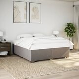 Furnova Posteljni okvir brez vzmetnice taupe 180x200 cm blago, (21935930) Cene
