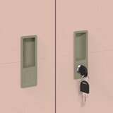 Ormarić Omarica za shranjevanje 2 pcs Roza 60 x 40 x 180 cm Jeklo, (5000152835) | Shoptok.si
