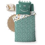 Douceur d intérieur Bijela/zelena pamučna dječja posteljina za krevet za jednu osobu 140x200 cm Dina – | shoptok.hr