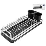 Orion Crno-bijeli metalni ocjeđivač za posuđe 41,5x17 cm Deluxe – | shoptok.hr