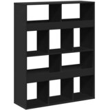 Sobna pregrada crna 100 x 33 x 125,5 cm konstruirano drvo | Eponuda.ba