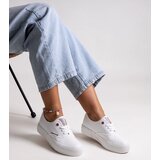 Cross Jeans White women's sneakers with thick soles | Shoptok.si