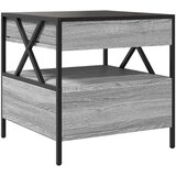  Stolić s beskonačnim LED svjetlima boja hrasta 50x50x51 cm | shoptok.hr