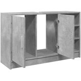 Ormarić za umivaonik boja betona 90x29x55 cm konstruirano drvo | shoptok.hr