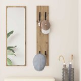  Vješalica za kapute na zidu Umjetnički hrast 20 x 1,5 x 100 cm | shoptok.hr