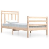  Posteljni okvir iz trdnega lesa 90x200 cm, (20644488) | Shoptok.si