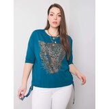 Fashion Hunters Oversize women's blouse with application | shoptok.hr