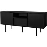 noo.ma Crna TV komoda 180x79x50 cm Bau – Cijene