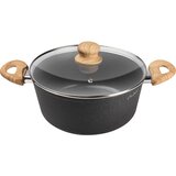 Lamart Šerpa sa poklopcem 24 cm, 3,9 litara LT1247 Natur, Crna Cijene