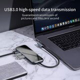 Baseus Multi-functional HUB Type-C 4xUSB 3.0 sivi | ePonuda.com