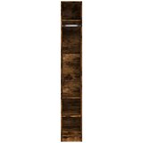 vidaXL Garderobna omara dimljeni hrast 30x50x200 cm inženirski les | Shoptok.si