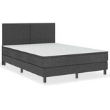 Maison Chic Posteljni Okvir - Dvoposteljna postelja boxspring sivo blago 140x200 cm, (22080990) | Shoptok.si