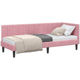  Kutni okvir kreveta Ružičasta 80 cm x 200 cm Baršun | shoptok.hr
