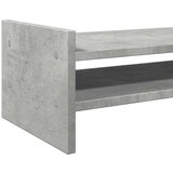  Stalak za monitor siva boja betona 50x27x20cm konstruirano drvo | shoptok.hr