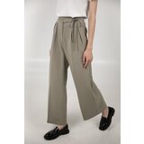 Legendww ženske maslinasto zelene pamučne pantalone sa vezivanjem 2503-9431-15 | ePonuda.com