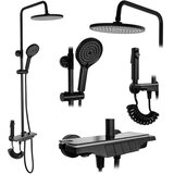 Rea Termostatski set za prhanje zlata Savio Black | Shoptok.si