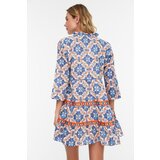 Trendyol Patterned Stripe Detailed Voile Dress | shoptok.hr