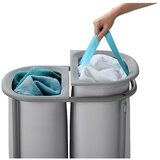 Joseph Joseph Svijetlo siva tekstilna košara za rublje 2x40 l Duo – | shoptok.hr