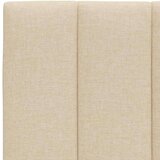  Postelja z vzmetnico krem 80x200 cm blago, (21829643) | Shoptok.si