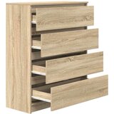 vidaXL Komoda boja hrasta sonome 80x35x99 cm konstruirano drvo | shoptok.hr