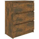 Maison Chic Komoda - Predalnik dimljeni hrast 60x35x76 cm konstruiran les, (21718304) Cene