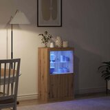  LED komoda S LED lampica Umjetnički hrast 60,5 x 37 x 100 cm | shoptok.hr