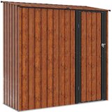  Vrtne šupe Smeđa 203 x 85 5 x 200 cm Metal | shoptok.hr