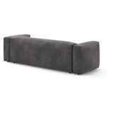 Micadoni Siva žametna raztegljiva sedežna garnitura 264 cm Martina – | Shoptok.si