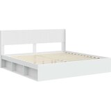  Krevetna konstrukcija s pohranom i uzglavljem Bijela 180 x 200 cm | Shoptok.si