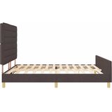  Krevetna konstrukcija Tamno smeđa 180 x 200 cm tkanina | shoptok.hr