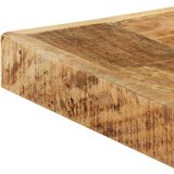  Blagovaonski stol od grubog masivnog drva manga 160x80x75 cm | shoptok.hr