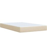 vidaXL Krevet box spring s madracem krem 120 x 190 cm od tkanine | shoptok.hr