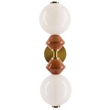  LED zidna lampa FLORES 2xLED/5W/230V zlatna/braon | Eponuda.com