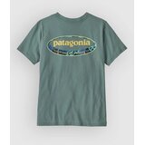 Patagonia Graphic Kids T-shirt 95 oval lg trpcl / blu sg Cene