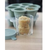 Beaba set od 6 silikonskih posuda za zamrzavanje od 90 ml, Sage green | Shoptok.si