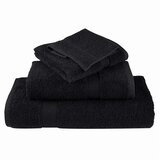  Ručnik za Goste SOLUND 4 pcs Crna 15 x 21 cm 550 gsm | shoptok.hr