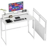 Pisalna miza MDF, jeklo 100D x 48Š x 87,5V cm bela, (5000243033)