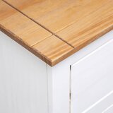  Komoda od borovine bijela 93 x 40 x 80 cm asortiman Panama | Eponuda.com