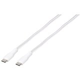 Vivanco Kabel 62397, USB Type-C na USB Type-C, 0.5m, pleteni, bijeli | shoptok.hr