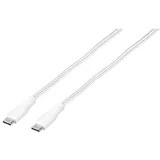 Kabel 62397, USB Type-C na USB Type-C, 0.5m, pleteni, bijeli