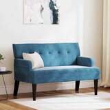  Chesterfield klupa Plava 112 x 65,5 x 75 cm Baršun | Eponuda.ba